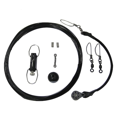 Rupp Marine Center Rigging Kit w/Klickers - Black Mono 45' CA-0113-MO